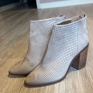 Abound Taupe Suede Feel Ankle Boots 9